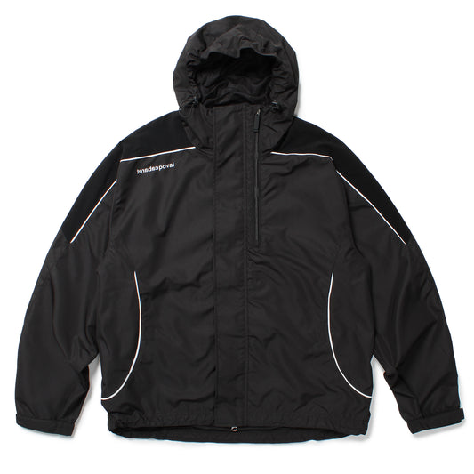 Breathable Hooded Track Jacket (Black)