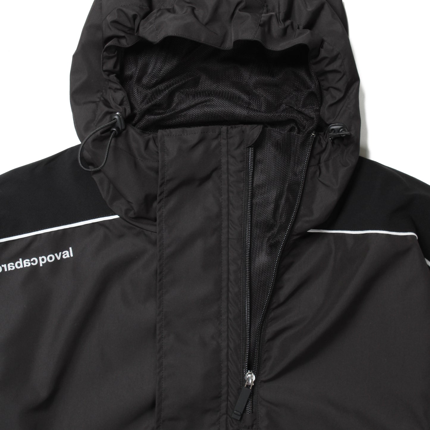 Breathable Hooded Track Jacket (Black)