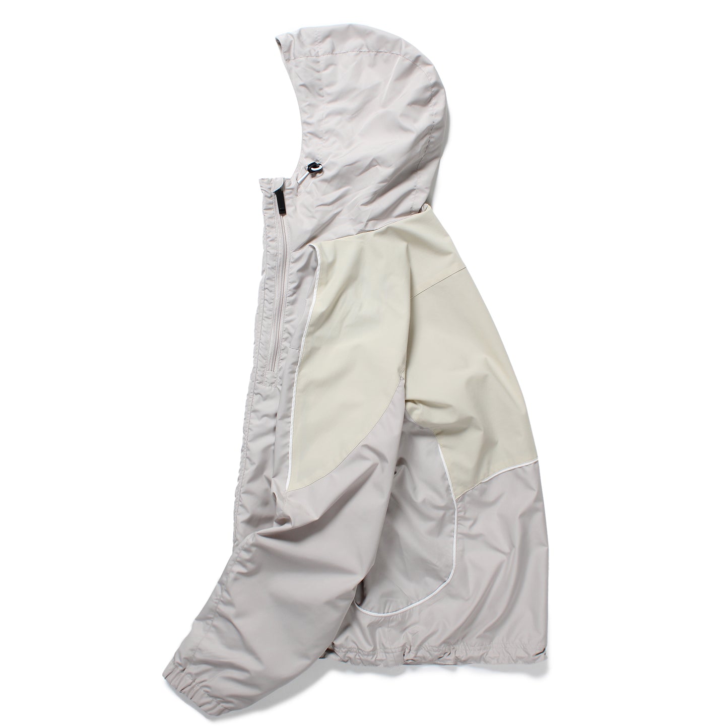 Breathable Hooded Track Jacket (Lt.Grey)