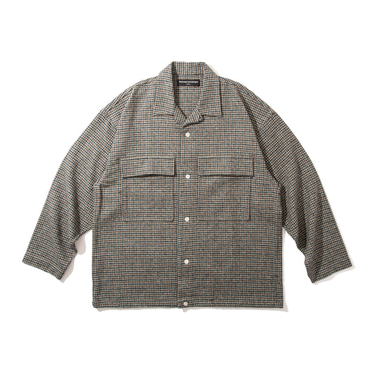 Flannel Box Shirt (Grey)